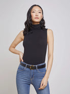 Ceci Sleeveless Turtleneck - Black by L'agence | 25 South Boutiques