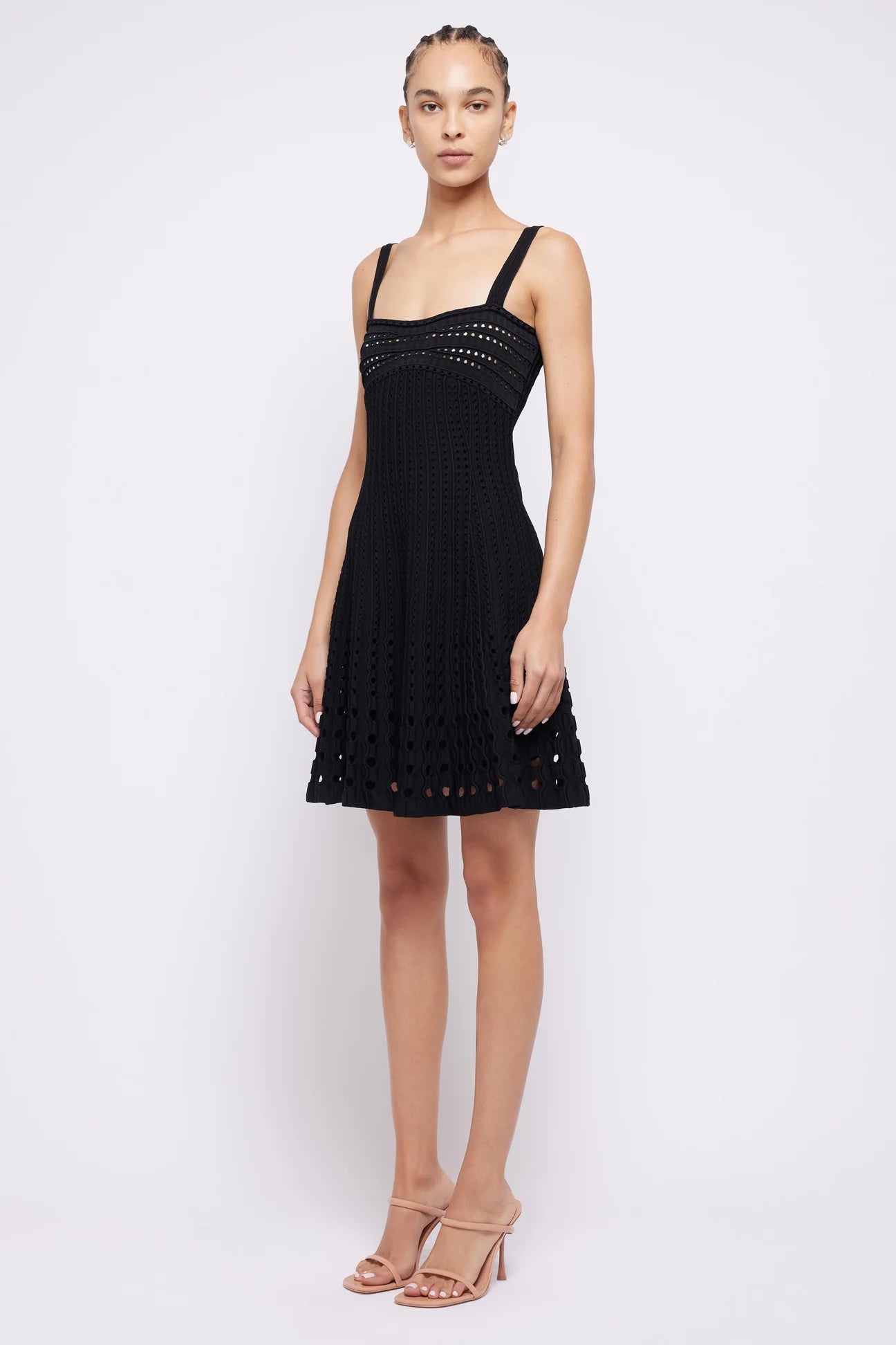 Franklin Mini Dress - Black by Jonathan Simkhai — view 3