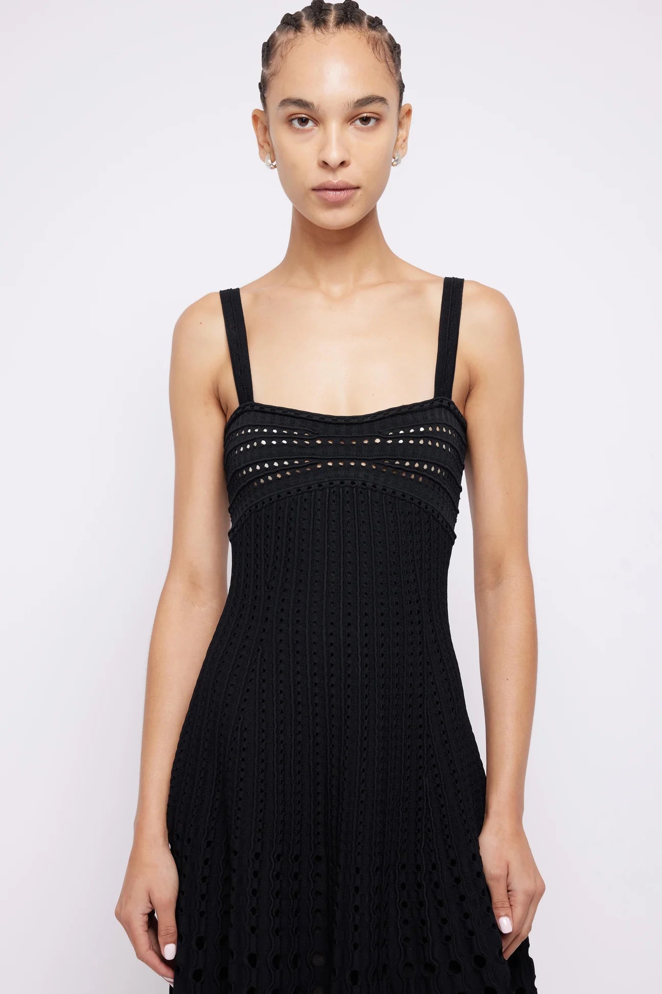 Franklin Mini Dress - Black by Jonathan Simkhai — alternate view