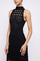 Nash Midi Dress - Black by Jonathan Simkhai — view 4