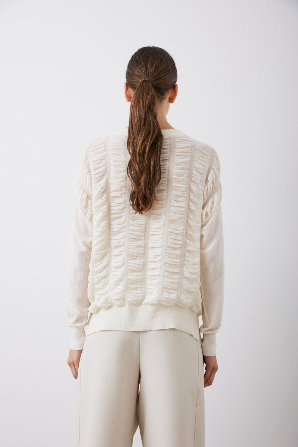 Perkins Neck Sweater - Off White by Sita Murt — alternate view
