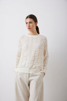 Perkins Neck Sweater - Off White by Sita Murt | 25 South Boutiques