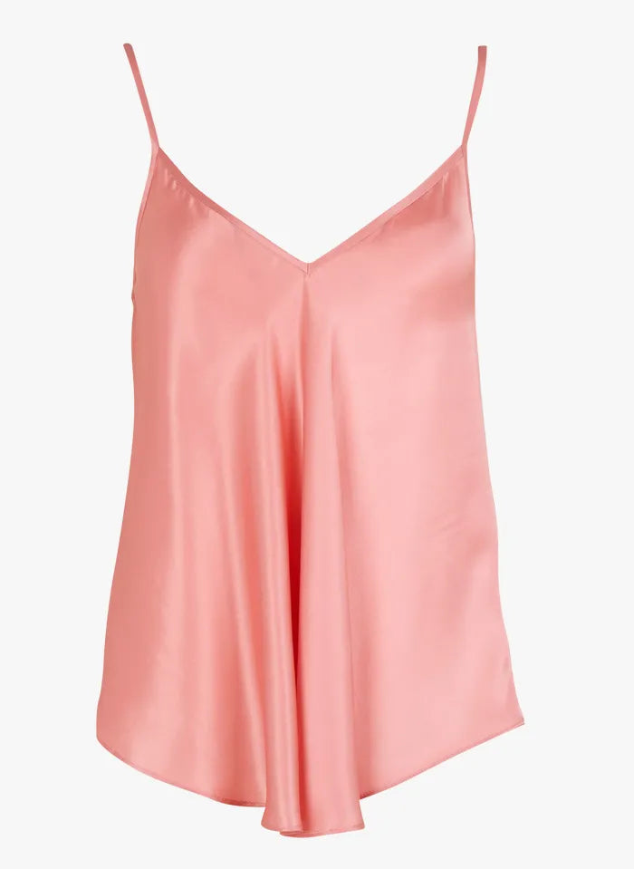 Tilma Silk Camisole - Pink by Mes Demoiselles — alternate view