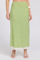 Aperitivo Skirt - Pistachio Cream by Sovere — alternate view