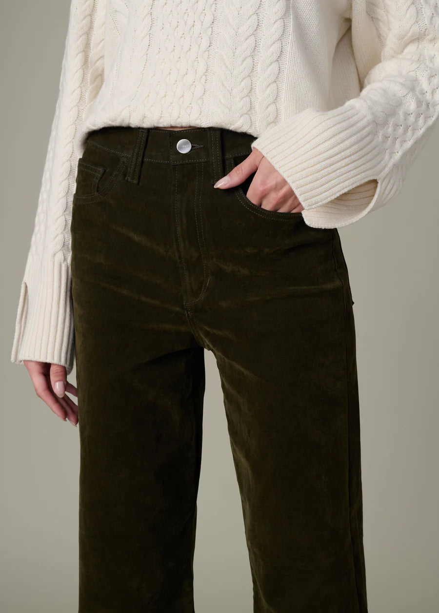 The Margot High Rise Straight - Olive by Joe's Jeans — view 3