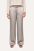 Avril Wide Leg Trousers - Silver Marble by Cambio | 25 South Boutiques