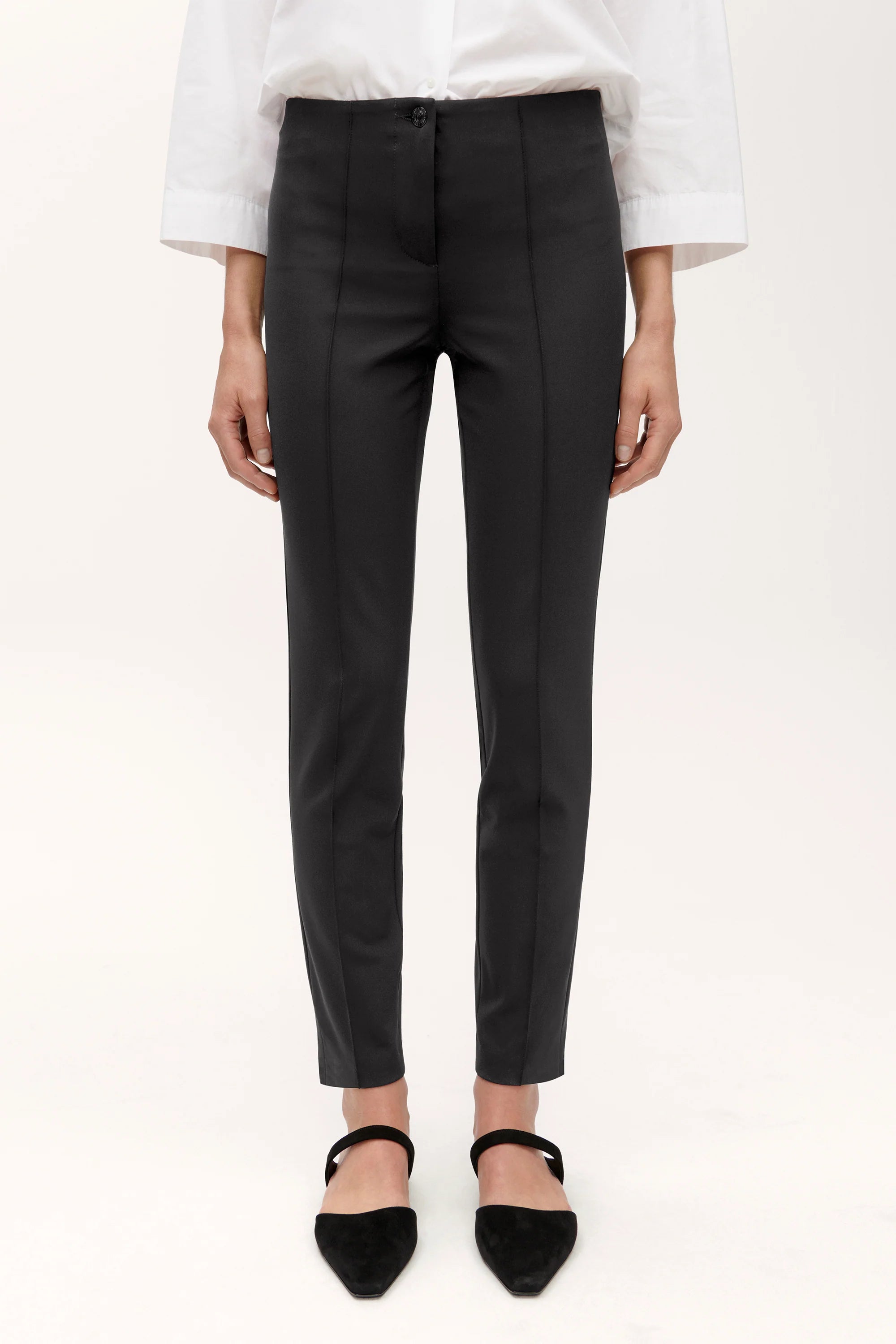Ros Slim Fit - Black by Cambio | 25 South Boutiques