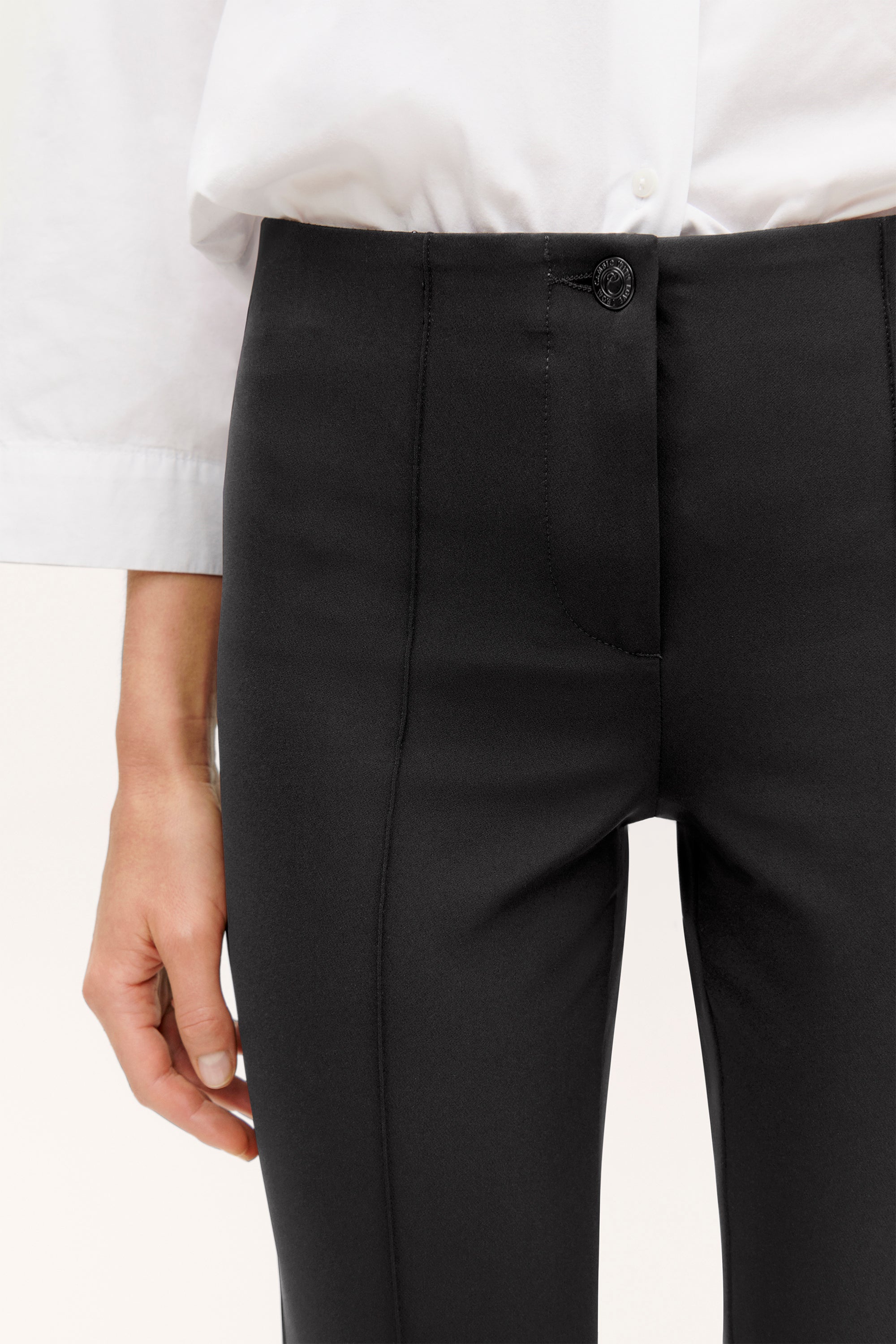 Ros Slim Fit - Black by Cambio — view 4