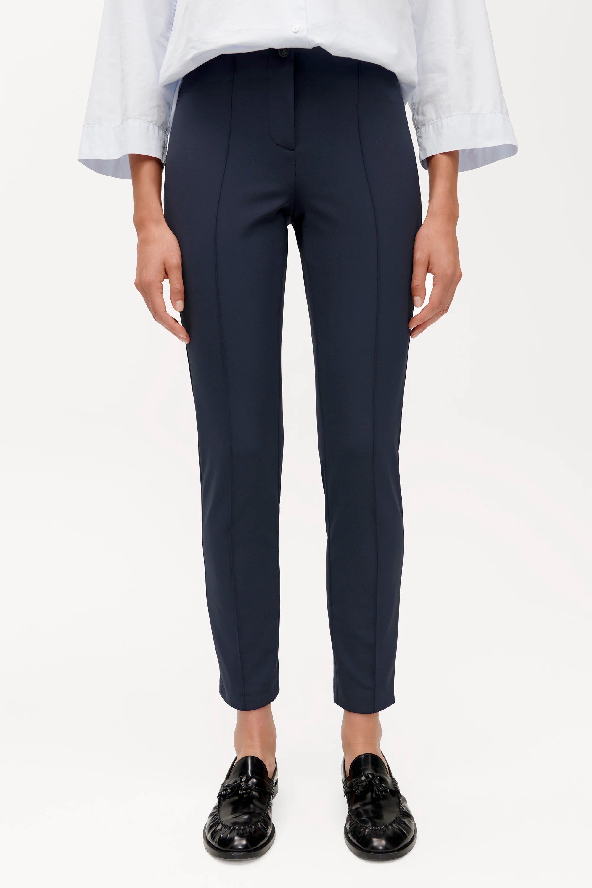 Ros Slim Fit - Marine Blue by Cambio | 25 South Boutiques
