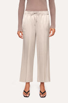 Clara Wide Leg Cropped Trousers - Iron Grey by Cambio | 25 South Boutiques
