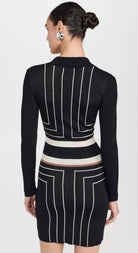 The Debra Dress - Black Border by Solid & Striped — view 4