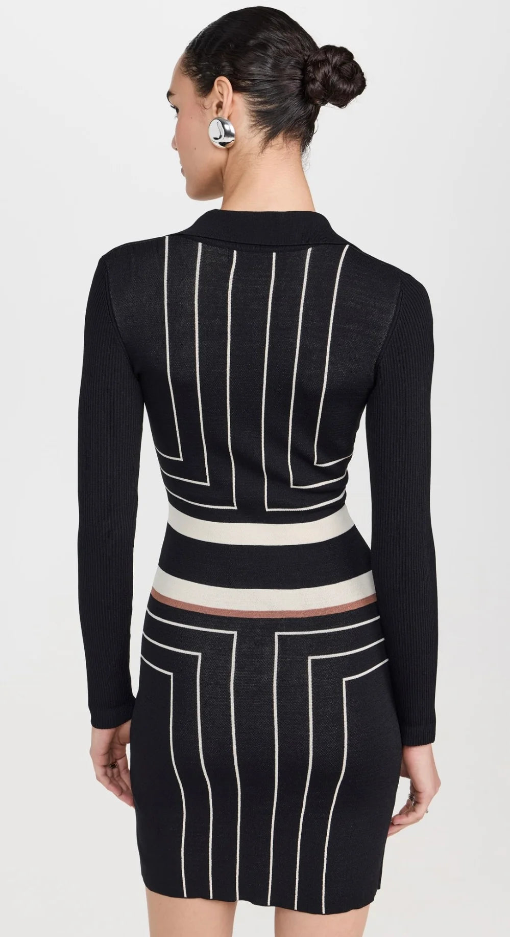 The Debra Dress - Black Border by Solid & Striped — view 4