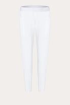 Jordi Seam Cropped Joggpants - Off White by Cambio — view 6