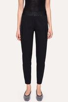 Jordi Seam Cropped Joggpants - Black by Cambio | 25 South Boutiques