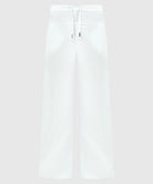 Linen Flared Trousers - Chalk by Masnada — view 6
