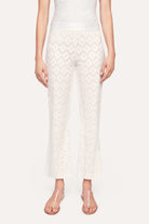 Faith Hose Flared Crop - Raw White by Cambio | 25 South Boutiques