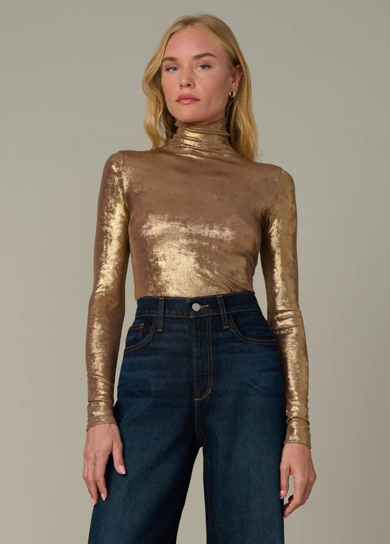 The Tony Long Sleeve Top - Bronze Brown by Joe's Jeans | 25 South Boutiques