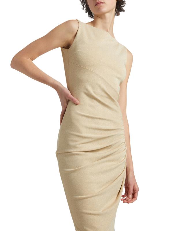 Hisato Gathered Mermaid Gown - Gilded Desert by Chiara Boni — alternate view