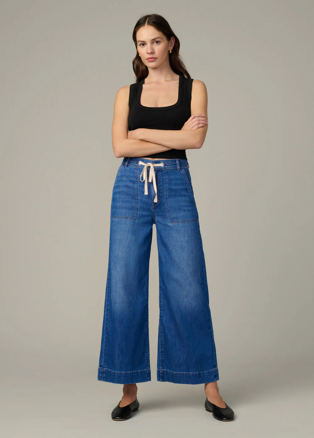 The Madeline High Rise Drawstring Pant - Courage by Joe's Jeans | 25 South Boutiques