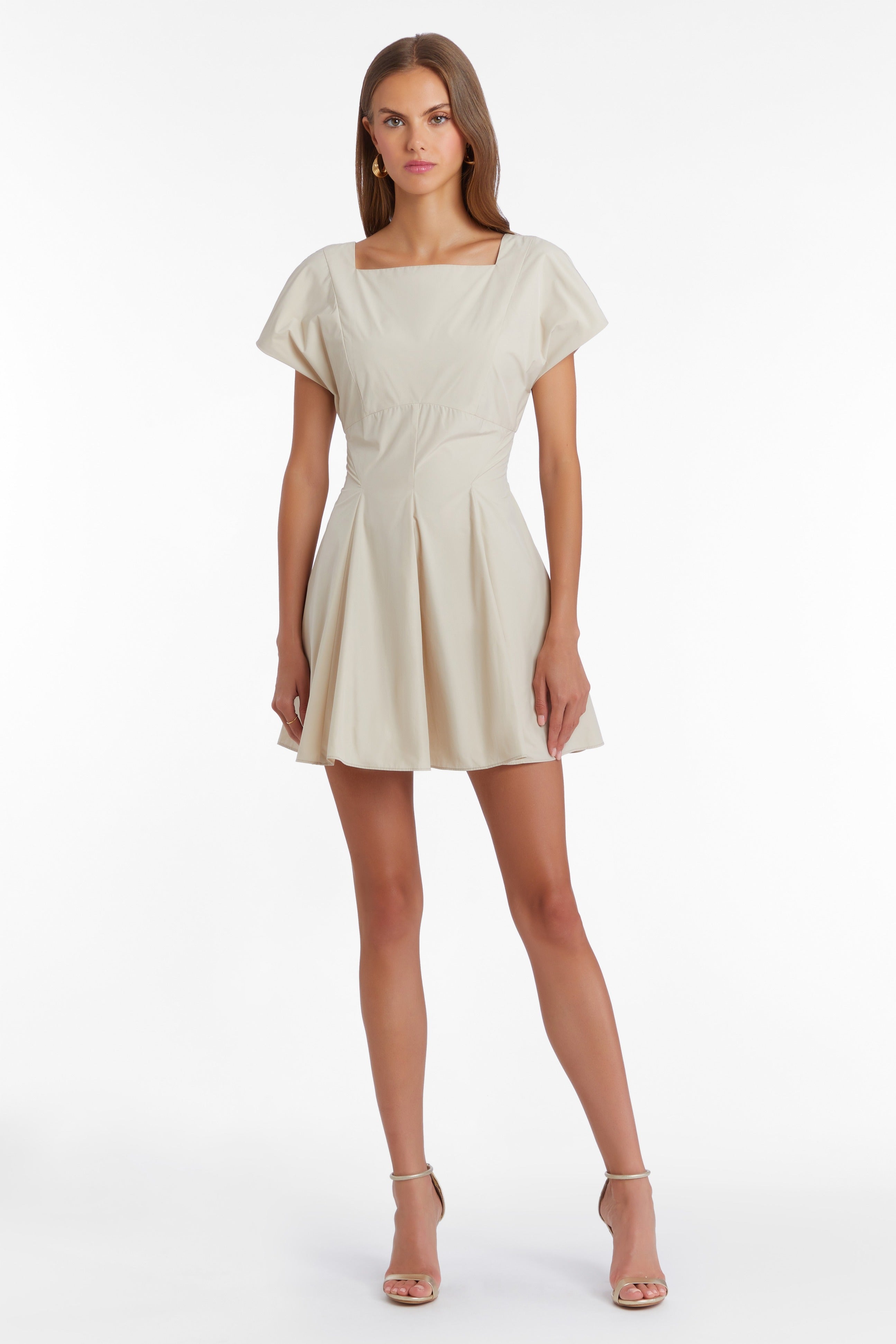 Harper Dress - Bone by Amanda Uprichard | 25 South Boutiques