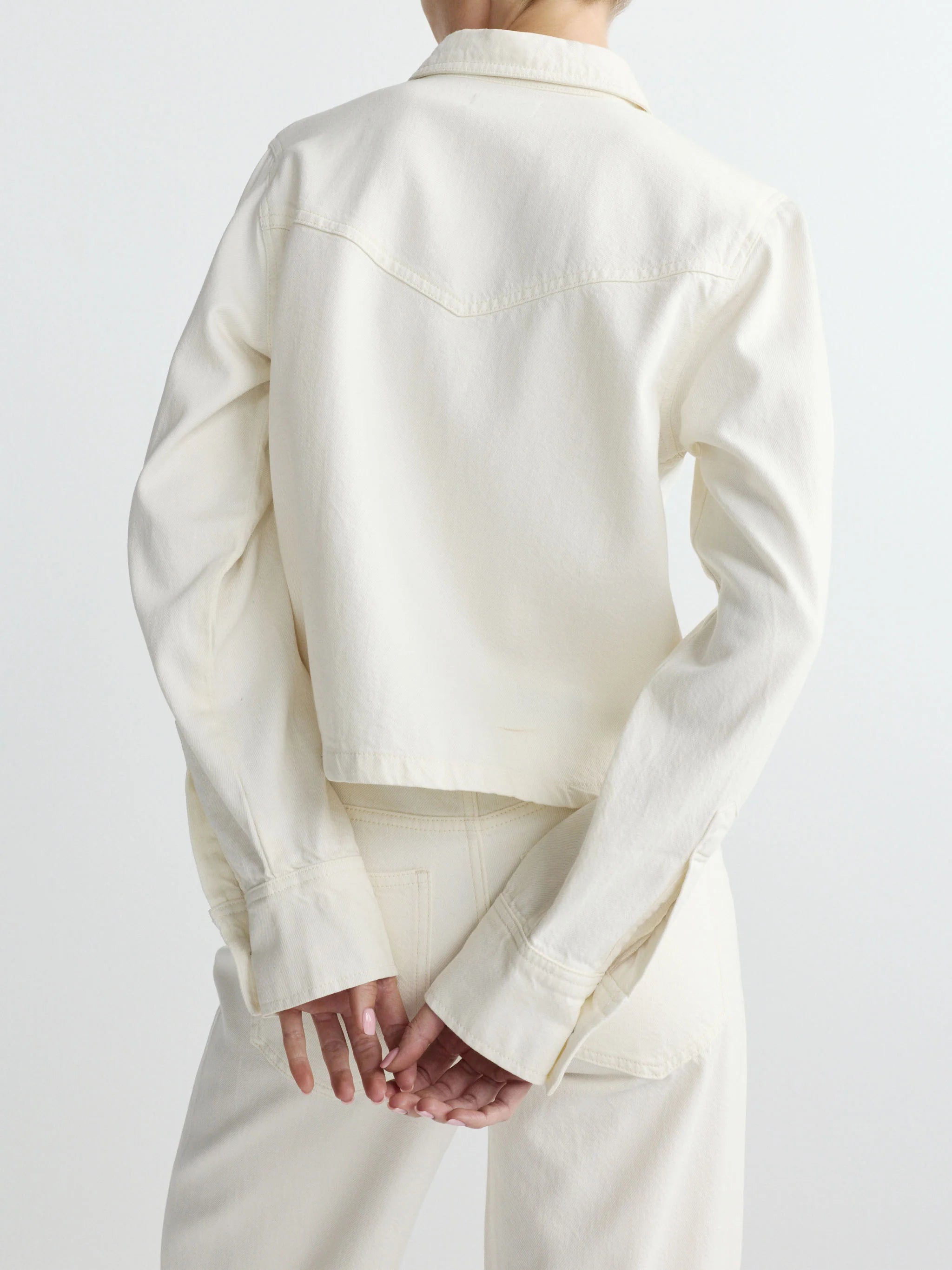 Montauk Shirt Long Sleeve - Eggshell by DL1961 — view 4