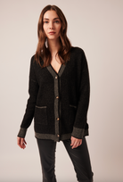 Lyra Cardigan - Smokey Chimney by Line | 25 South Boutiques