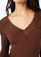 Rooney Rib Knit Top - Malt by Cami NYC — view 3