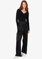 Rooney Rib Knit Top - Black by Cami NYC — view 4