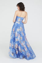 Wendy Bubble Hem Gown - Cornflower Marigold by Theia — alternate view
