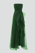 Teresa Strapless Draped Gown - Thorn by Theia — view 5