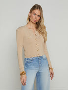 Toulouse Cardigan - Almond by L'agence | 25 South Boutiques
