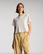 Julia Cotton Jersey Tee - White by A.L.C | 25 South Boutiques