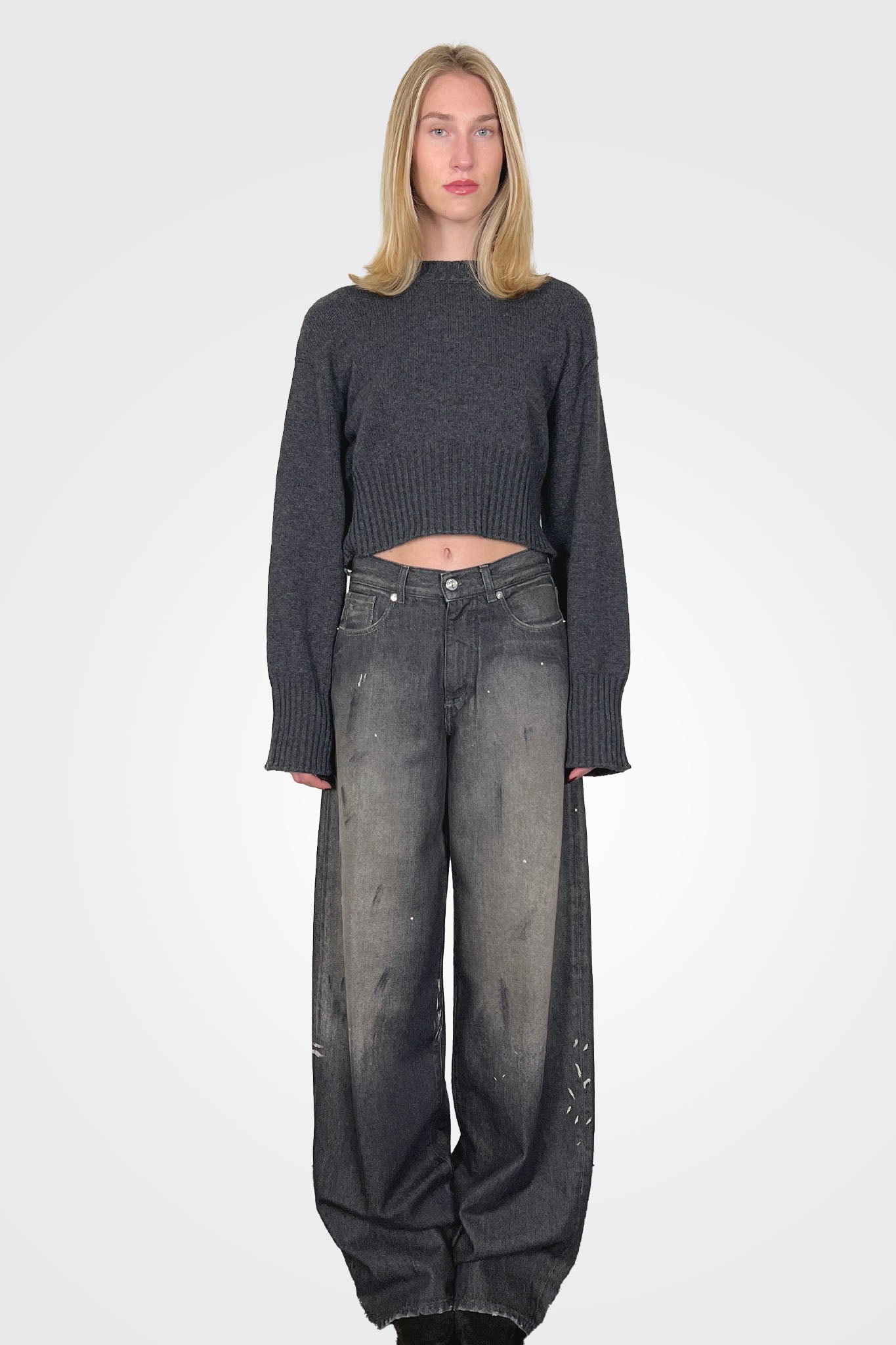 Aura Palazzo Pant - Black by Nine In The Morning — alternate view