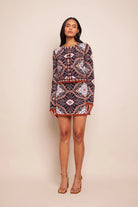 Lindy Skirt - Jules Navy by Cara Cara | 25 South Boutiques