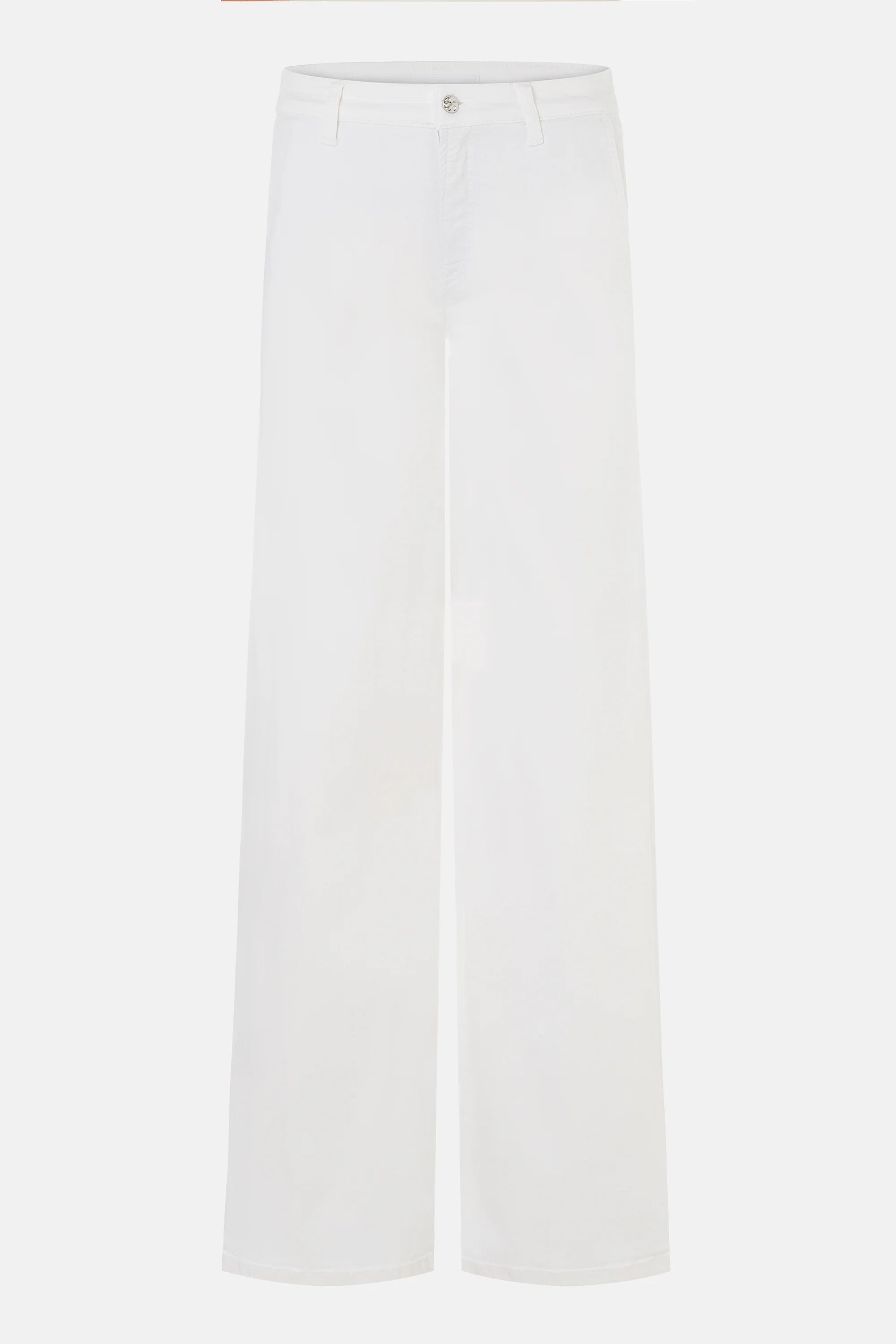Alek Long Wide Fit Jean - Pure White Stone by Cambio — view 5