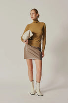 Silene Sweater - Khaki by Deluc — alternate view