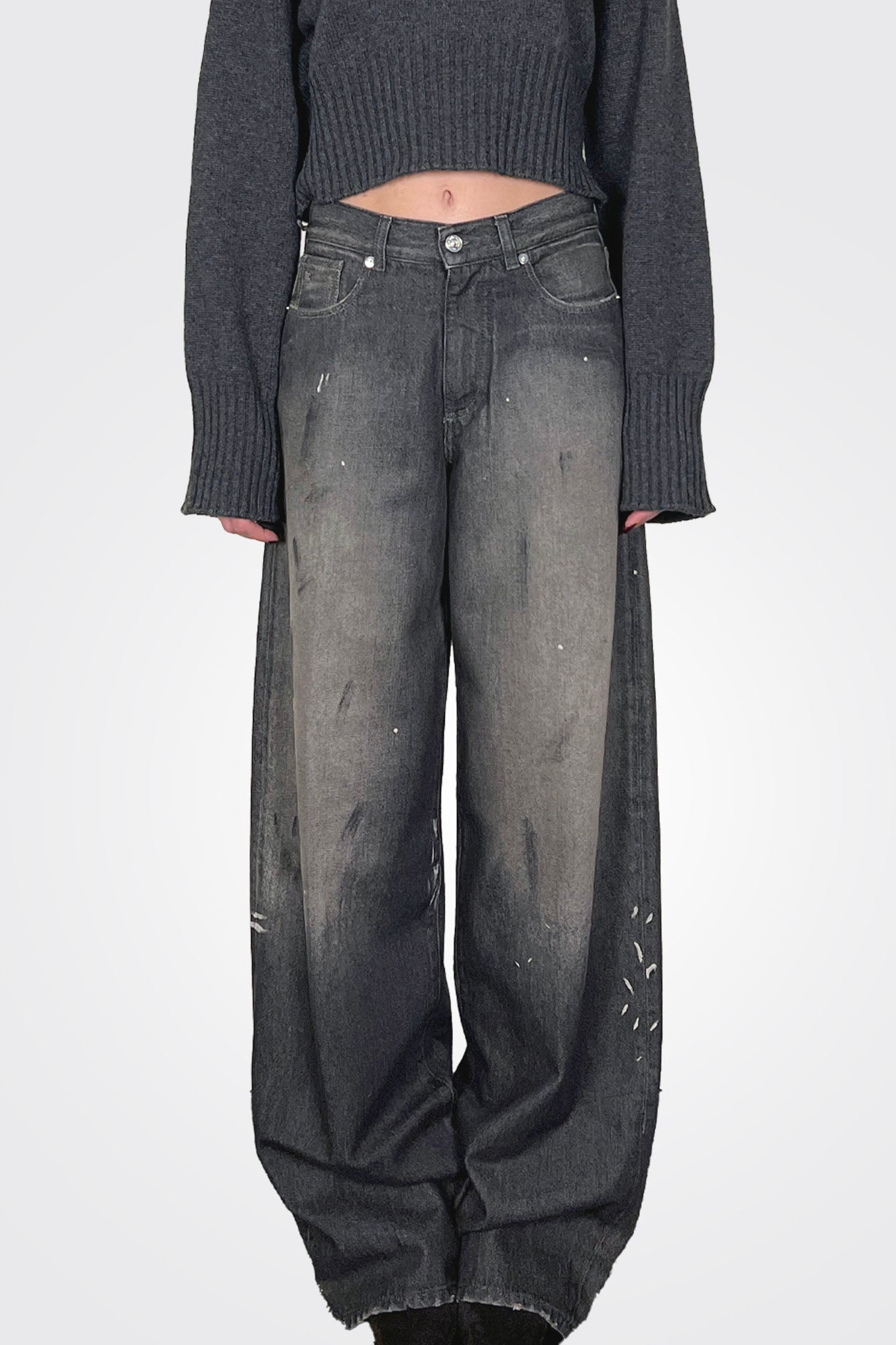 Aura Palazzo Pant - Black by Nine In The Morning — view 3