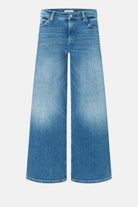 Palazzo Cropped Jean - Sunny Mid Splinted by Cambio — view 4