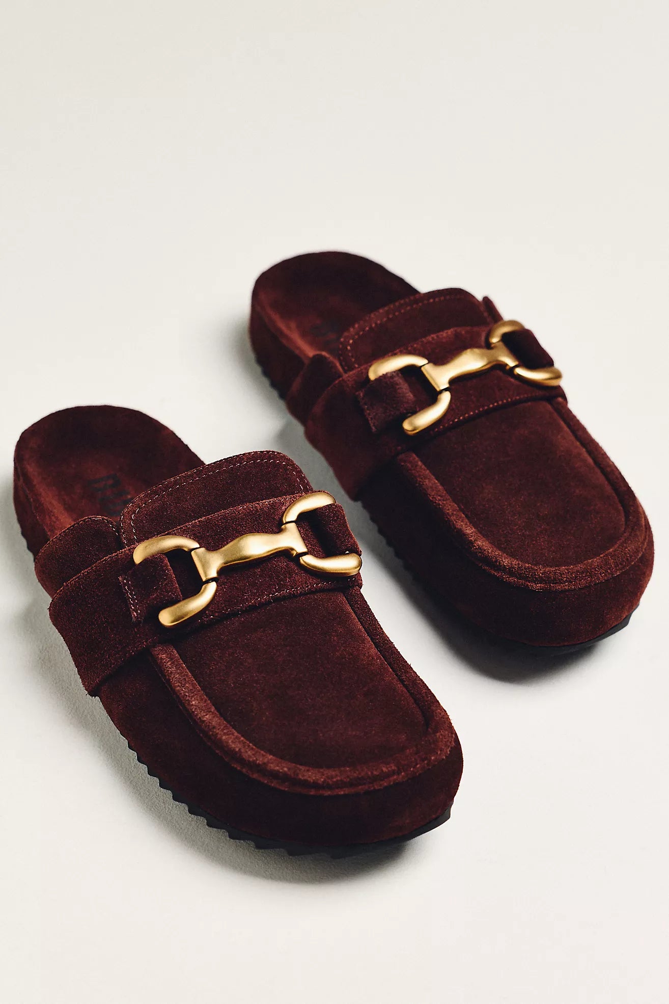 Zagreb Suede Clog - Maroon Brown by Bibi Lou | 25 South Boutiques