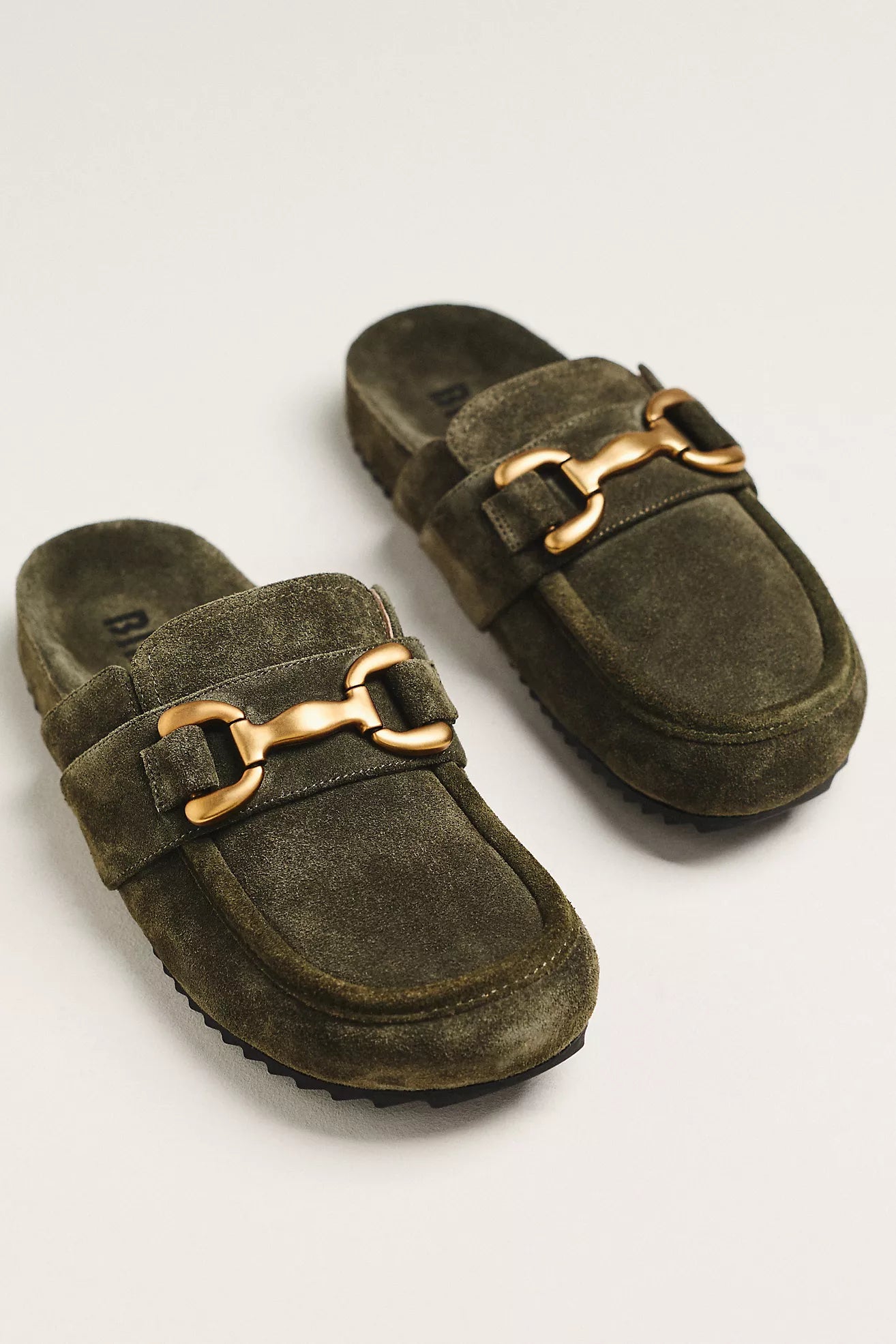 Zagreb Suede Clog - Verde Khaki by Bibi Lou | 25 South Boutiques
