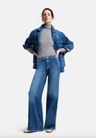 Alek Wide Fit Jeans - Modern Wash by Cambio — alternate view