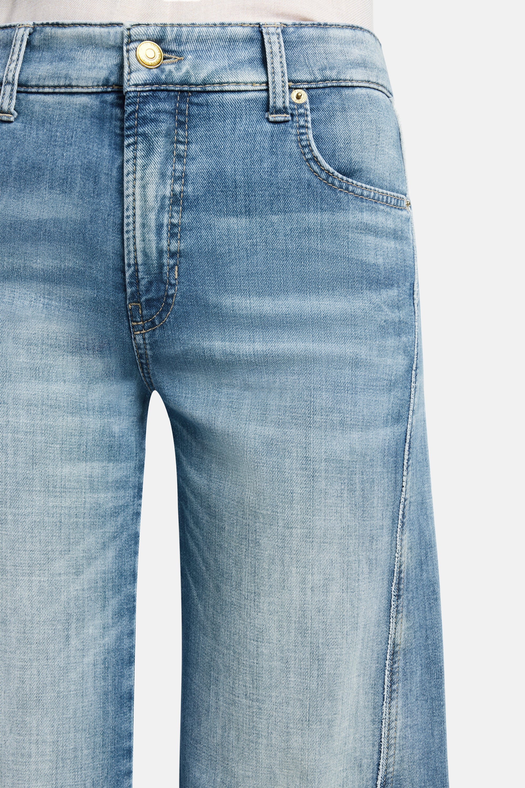 Palazzo Patch Jeans - Blue by Cambio — view 5