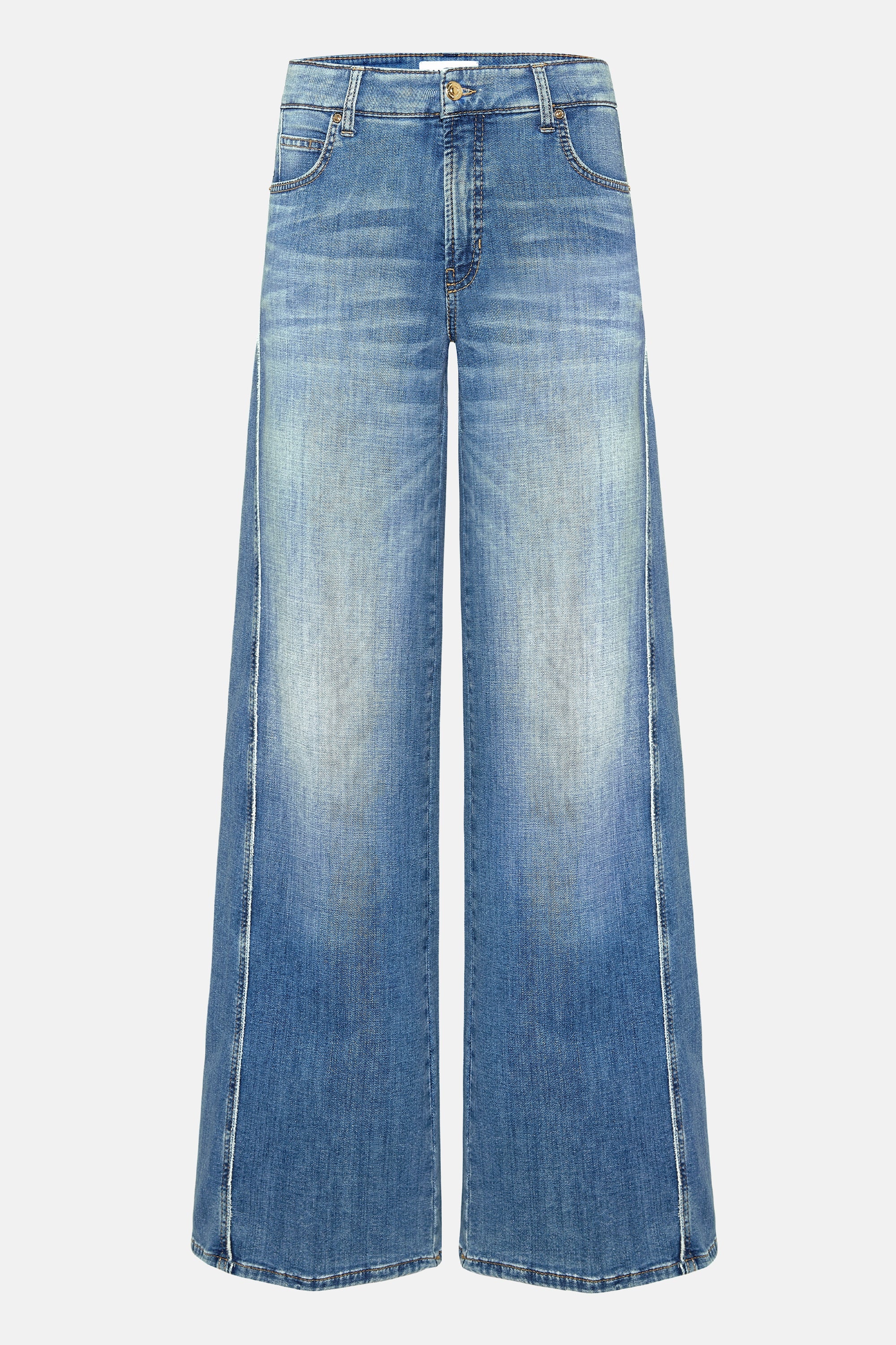 Palazzo Patch Jeans - Blue by Cambio — view 6
