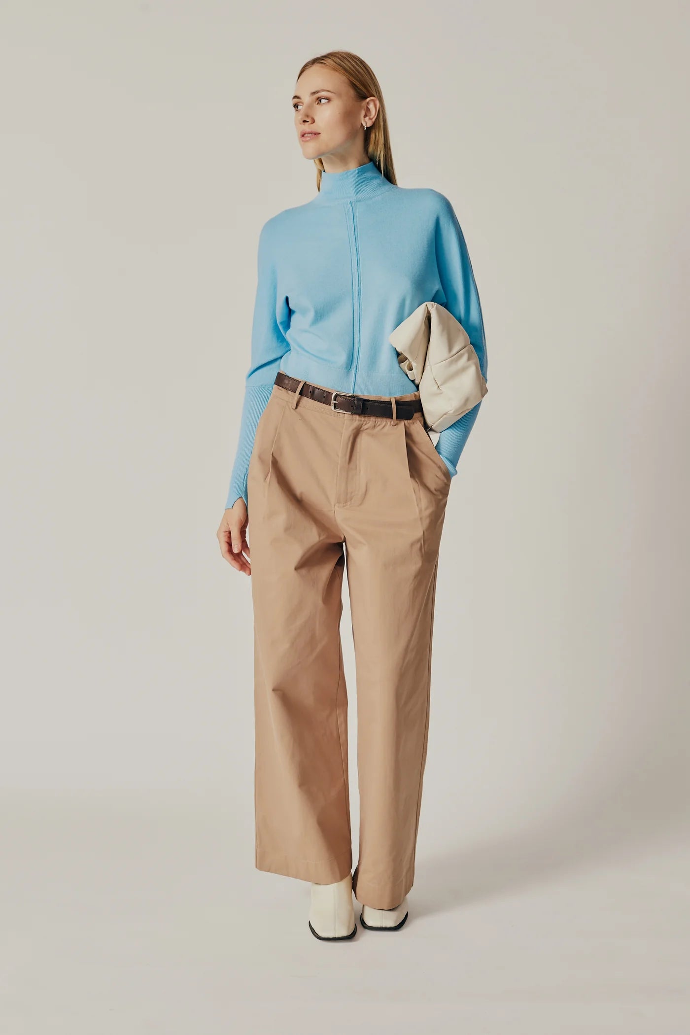 Campanula Turtleneck - Cyan by Deluc — view 3