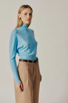 Campanula Turtleneck - Cyan by Deluc — alternate view