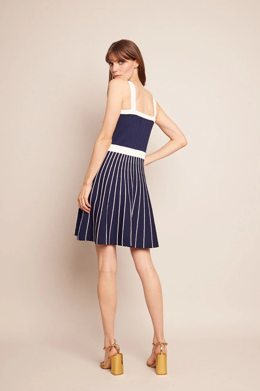 Aurora Mini Dress - Navy by Cara Cara — alternate view