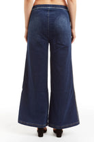 Mid Rise Lounge Pant - Dark Indigo by Tractr — view 3
