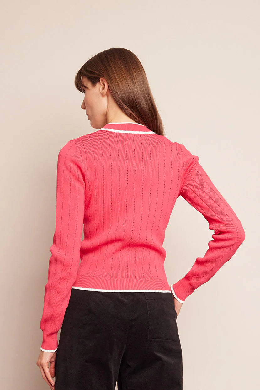 Lavira Cardigan - Watermelon by Cara Cara — alternate view