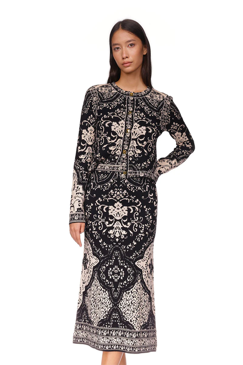 Alessa Jacket - Black Scroll Terrace by Cara Cara — alternate view
