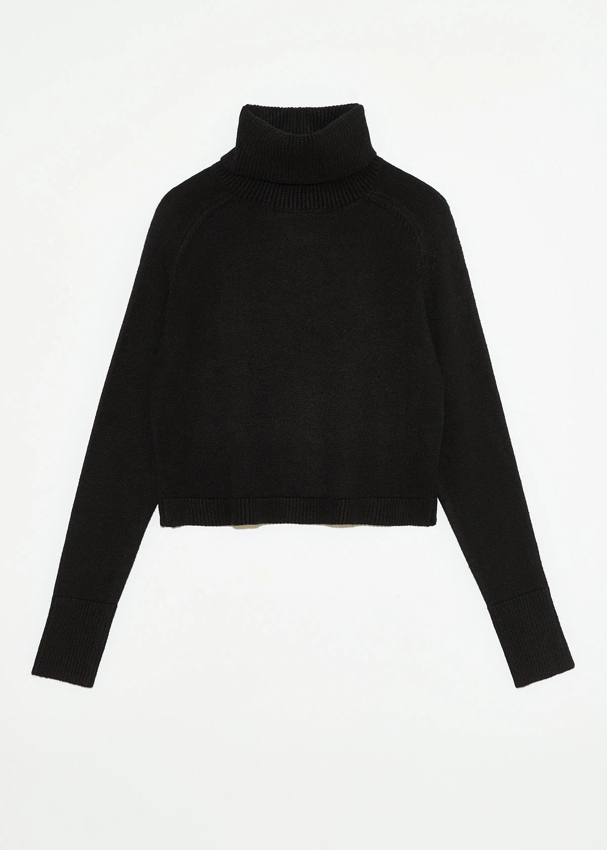 Pugliese Turtleneck Sweater - Black by Deluc — view 3